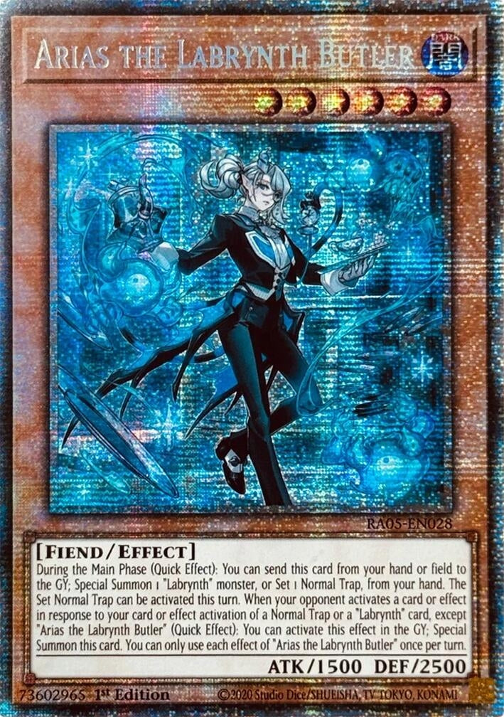 Image for Arias the Labrynth Butler (Starlight Rare) (RA05-EN028) (Rarity Collection 5) - YuGiOh