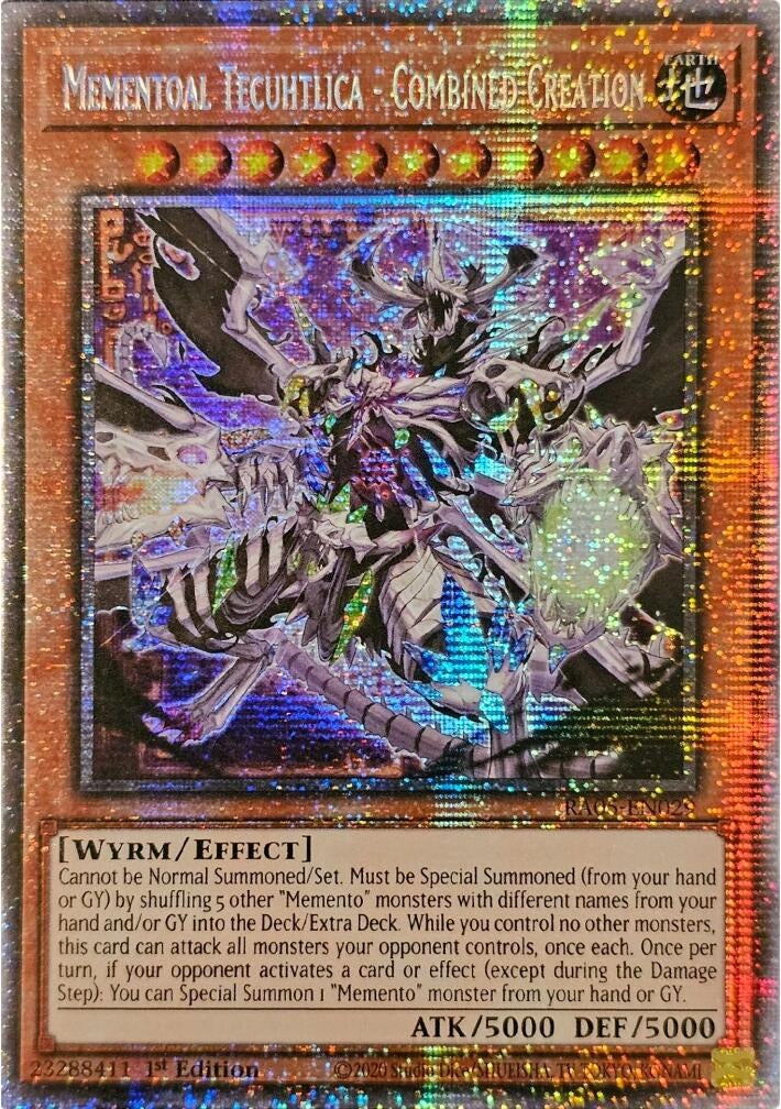 Image for Mementoal Tecuhtlica - Combined Creation (Starlight Rare) (RA05-EN029) (Rarity Collection 5) - YuGiOh