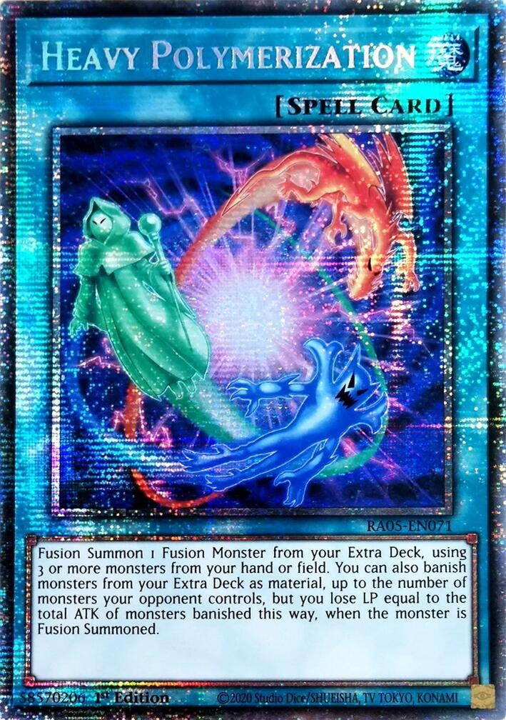 Image for Heavy Polymerization (Starlight Rare) (RA05-EN071) (Rarity Collection 5) - YuGiOh