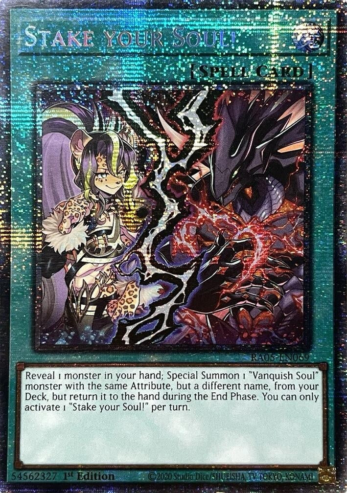 Image for Stake Your Soul! (Starlight Rare) (RA05-EN069) (Rarity Collection 5) - YuGiOh
