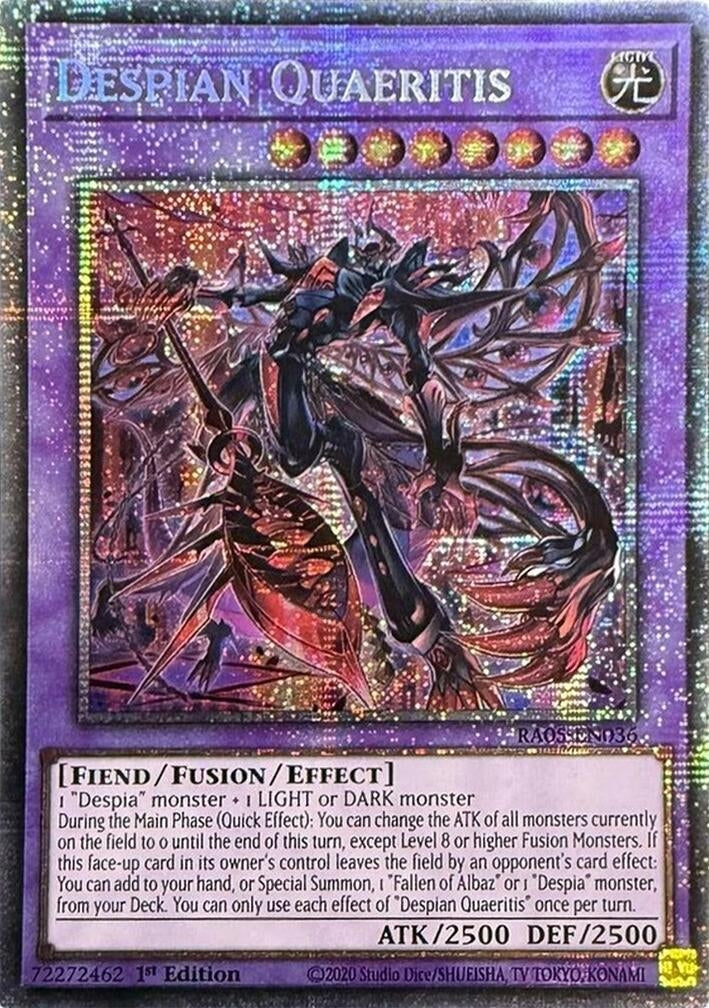 Despian Quaeritis (Starlight Rare) (RA05-EN036) (Rarity Collection 5)