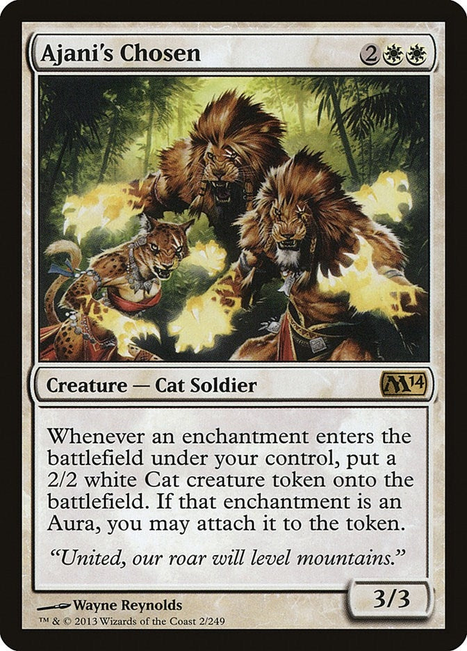Image for Ajani's Chosen (2) (Magic 2014 (M14)) - Magic: The Gathering