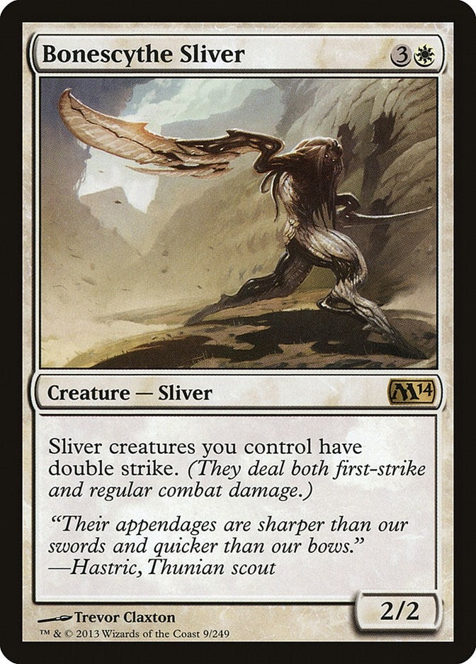 Image for Bonescythe Sliver (9) (Magic 2014 (M14)) - Magic: The Gathering