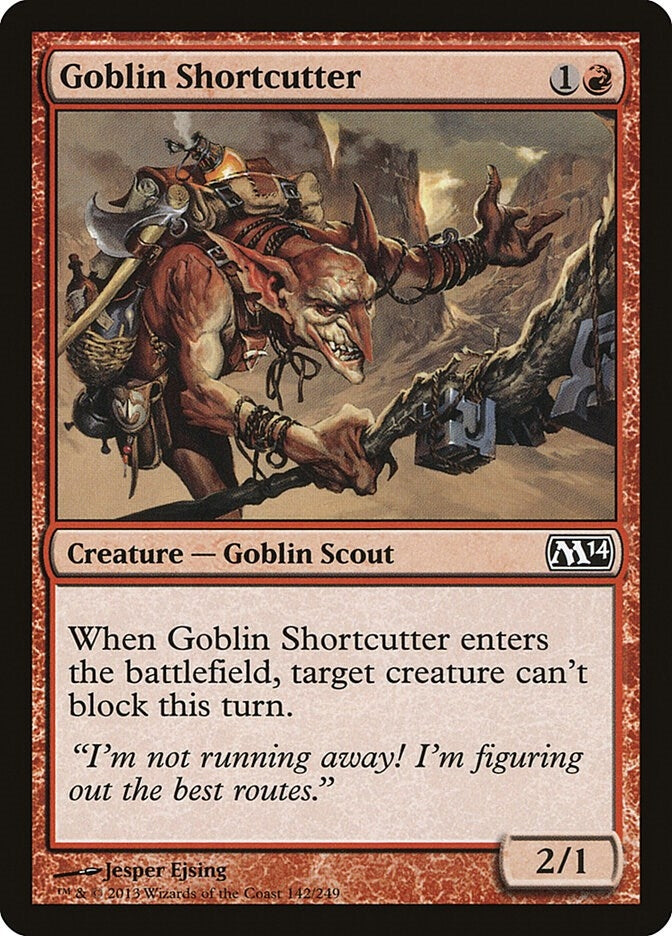 Image for Goblin Shortcutter (142) (Magic 2014 (M14)) - Magic: The Gathering