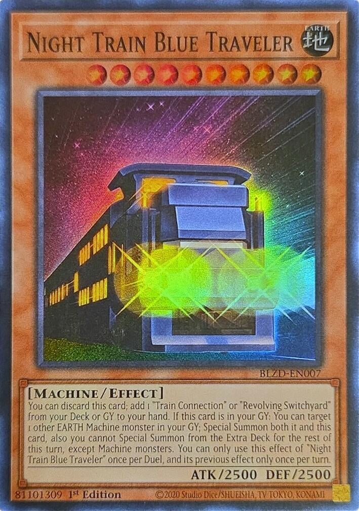 Night Train Blue Traveler (BLZD-EN007) (Blazing Dominion)