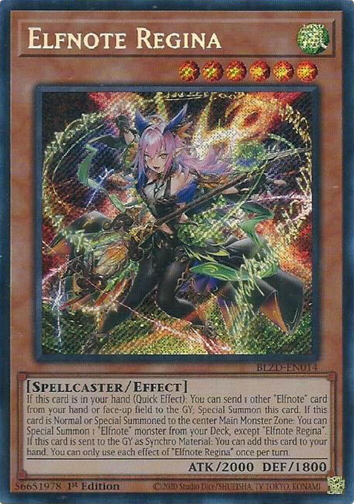 Elfnote Regina (BLZD-EN014) (Blazing Dominion)