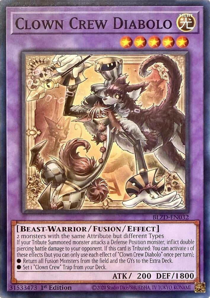 Clown Crew Diabolo (BLZD-EN032) (Blazing Dominion)