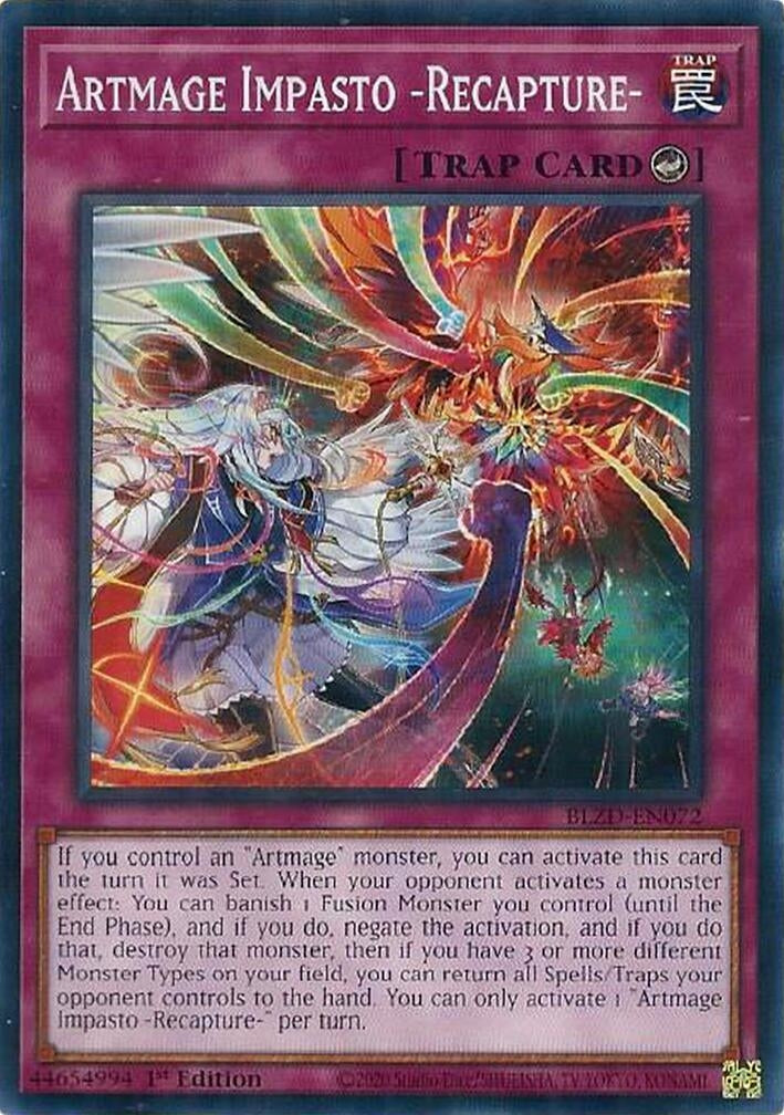Artmage Impasto -Recapture- (BLZD-EN072) (Blazing Dominion)