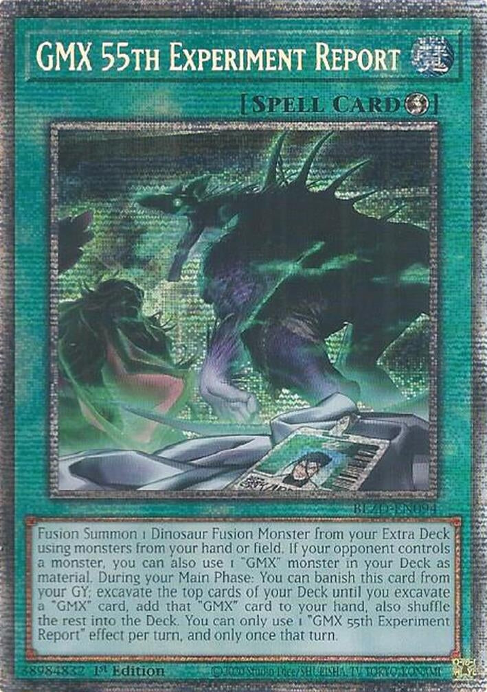 GMX 55th Experiment Report (Starlight Rare) (BLZD-EN094) (Blazing Dominion)