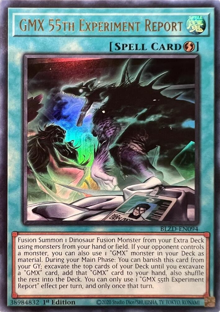 GMX 55th Experiment Report (BLZD-EN094) (Blazing Dominion)