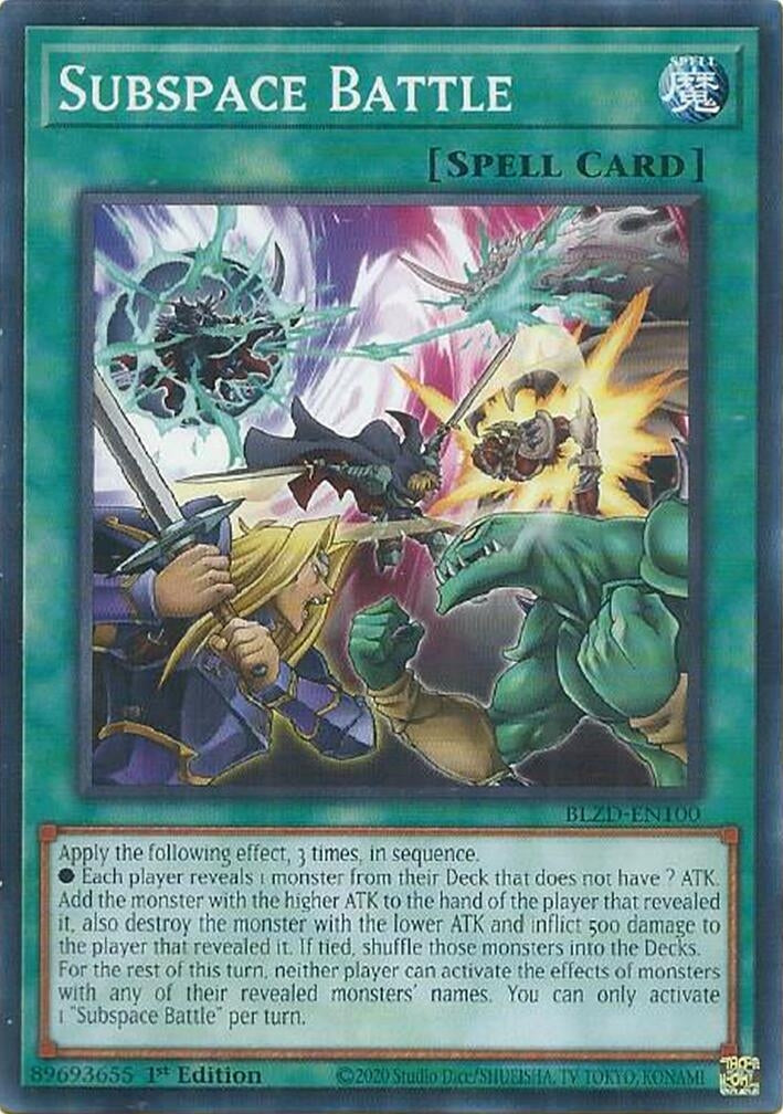 Subspace Battle (BLZD-EN100) (Blazing Dominion)