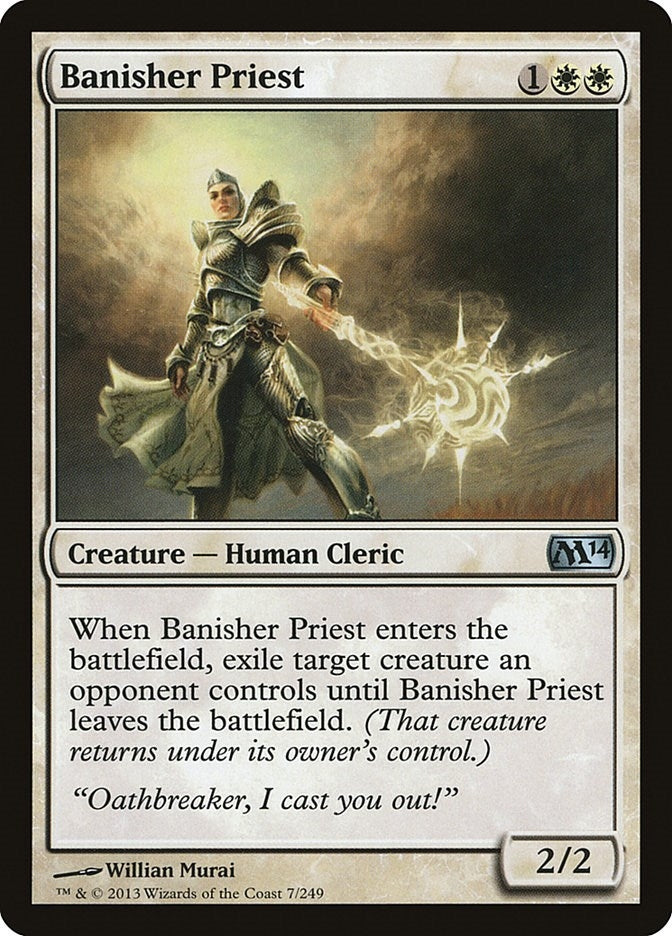 Image for Banisher Priest (7) (Magic 2014 (M14)) - Magic: The Gathering