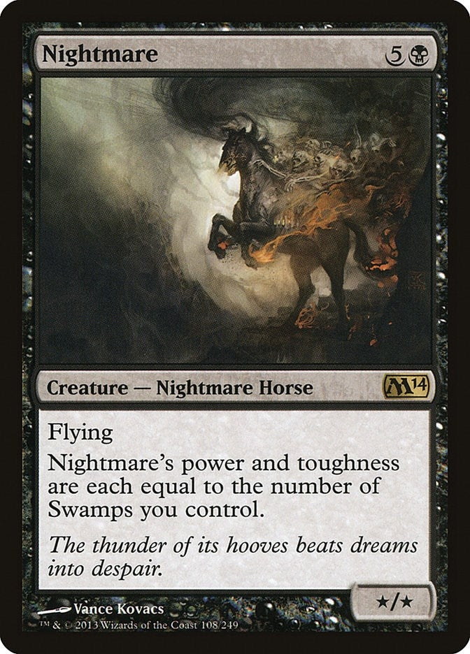 Image for Nightmare (108) (Magic 2014 (M14)) - Magic: The Gathering