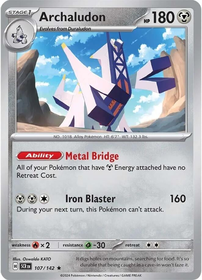 Image for Archaludon - 107/142 (Non-Holo) (107/142) (Deck Exclusives) - Pokemon