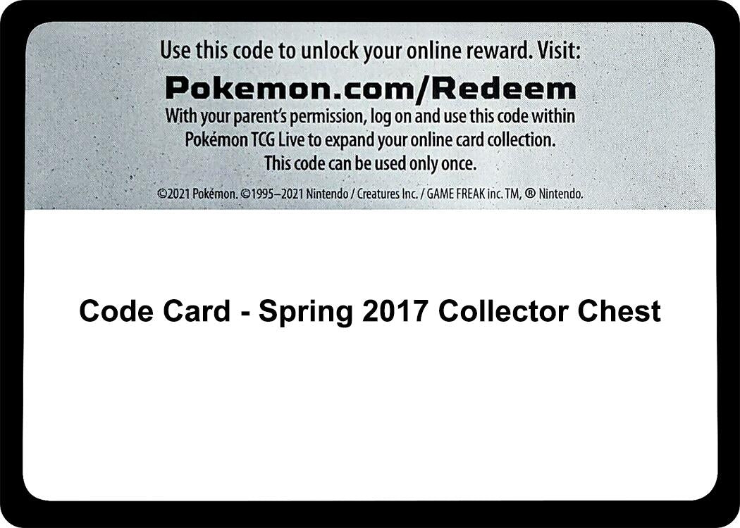 Image for Code Card - Spring 2017 Collector Chest (SM Base Set) - Pokemon