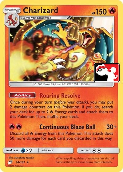 Image for Charizard (Library Exclusive) (14/181) (Miscellaneous Cards & Products) - Pokemon