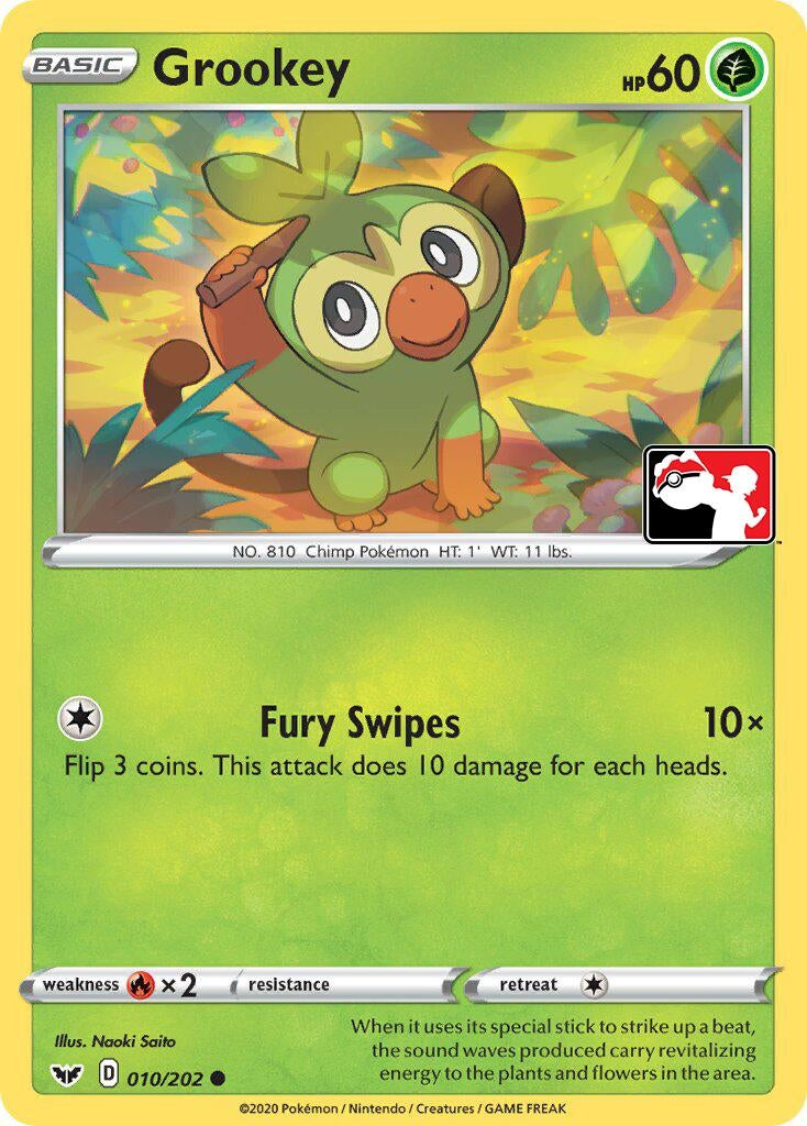 Image for Grookey (Library Exclusive) (011/202) (Miscellaneous Cards & Products) - Pokemon