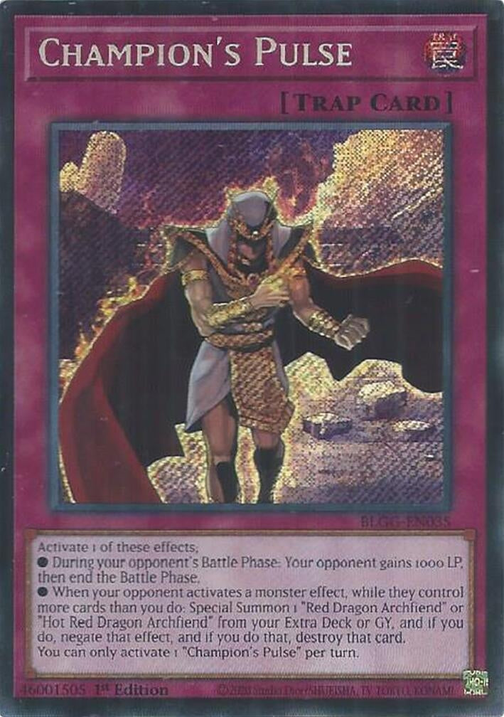 Champion's Pulse (BLGG-EN035) (Battles of Legend: Glorious Gallery)