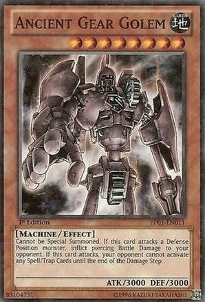 Image for Ancient Gear Golem (Starfoil) (BP01-EN011) (BP01) - YuGiOh