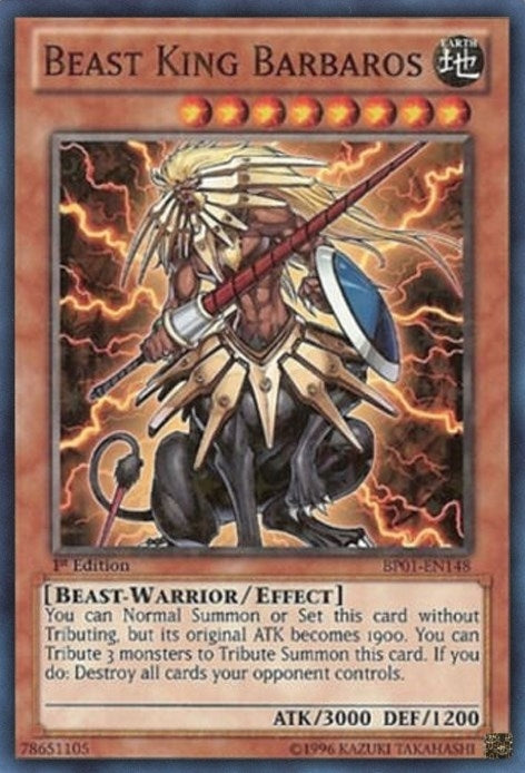 Image for Beast King Barbaros (Starfoil) (BP01-EN148) (BP01) - YuGiOh