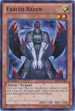 Image for Fabled Raven (Starfoil) (BP01-EN205) (BP01) - YuGiOh
