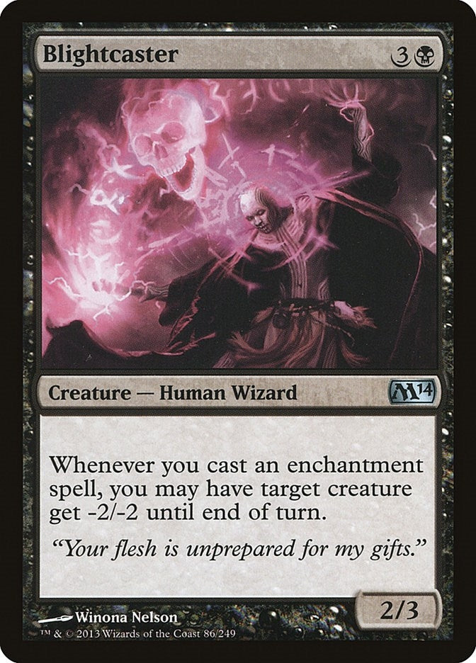 Image for Blightcaster (86) (Magic 2014 (M14)) - Magic: The Gathering