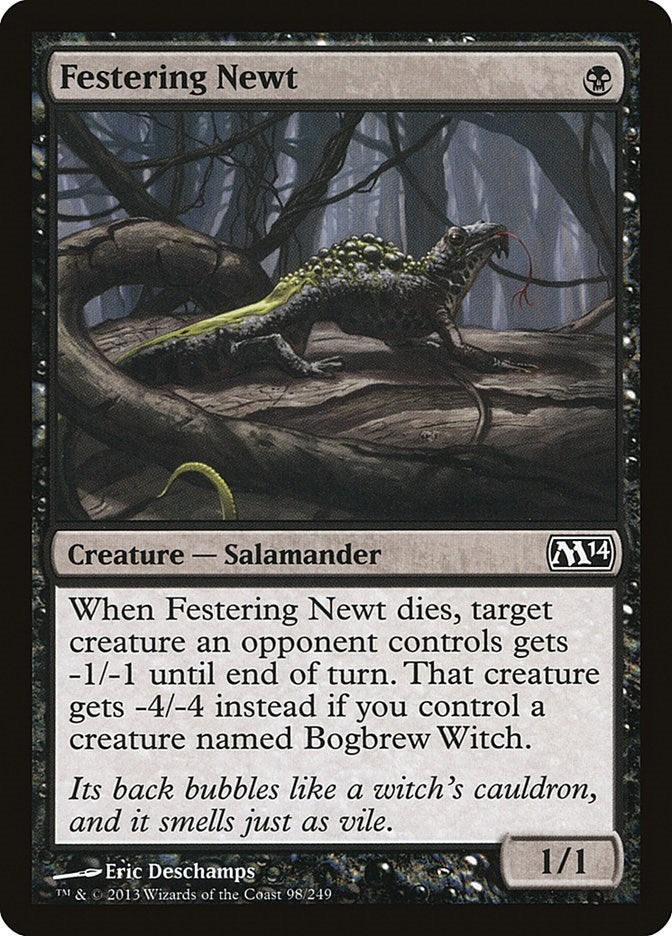 Image for Festering Newt (98) (Magic 2014 (M14)) - Magic: The Gathering