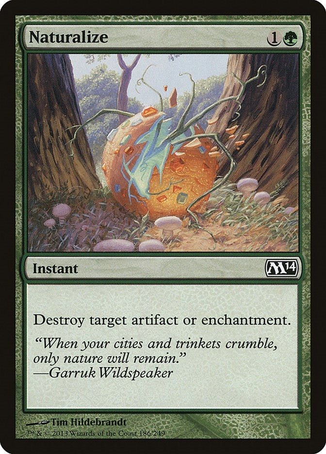 Image for Naturalize (186) (Magic 2014 (M14)) - Magic: The Gathering