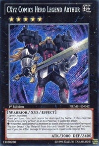 Image for CXyz Comics Hero Legend Arthur (NUMH-EN042) (NUMH) - YuGiOh