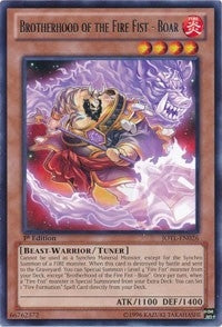 Image for Brotherhood of the Fire Fist - Boar (JOTL-EN026) (JOTL) - YuGiOh