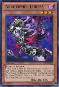 Image for Archfiend Heiress (JOTL-EN029) (JOTL) - YuGiOh