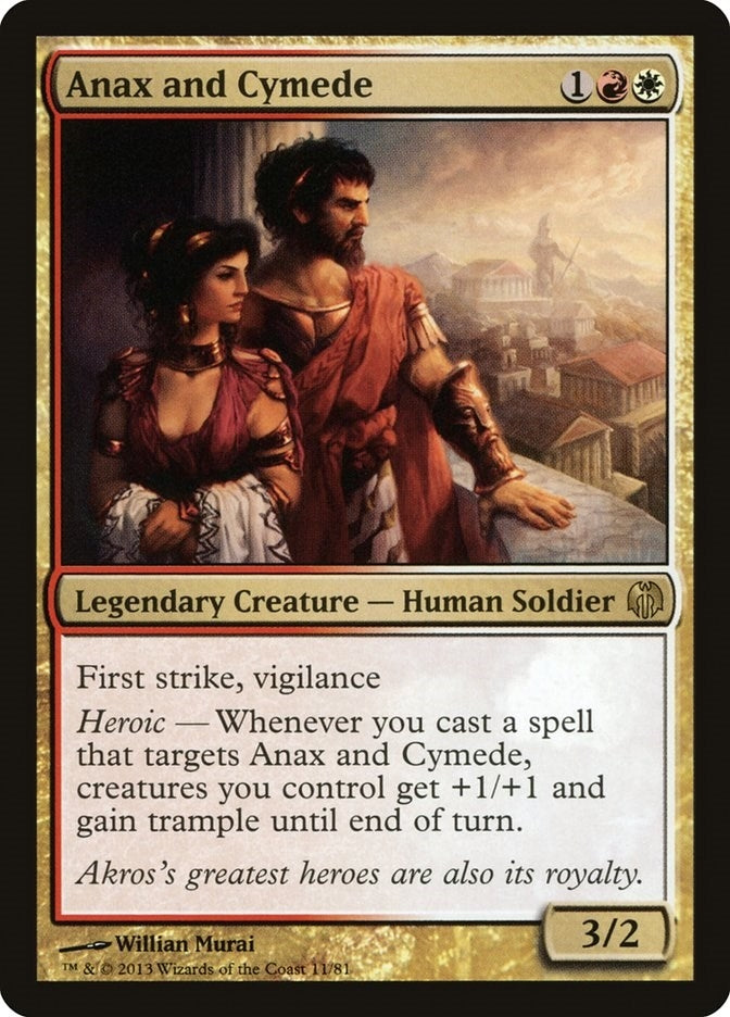 Image for Anax and Cymede (11) (Heroes vs. Monsters) - Magic: The Gathering