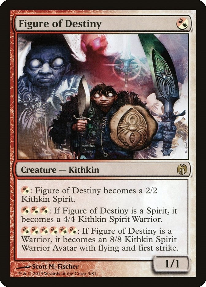 Image for Figure of Destiny (3) (Heroes vs. Monsters) - Magic: The Gathering