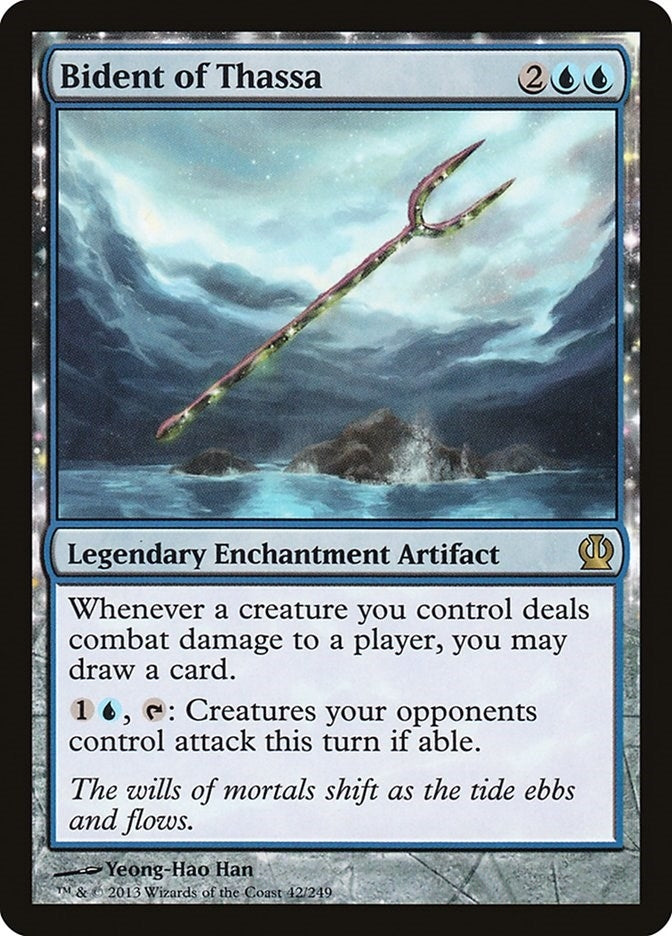 Image for Bident of Thassa (42) (Theros) - Magic: The Gathering
