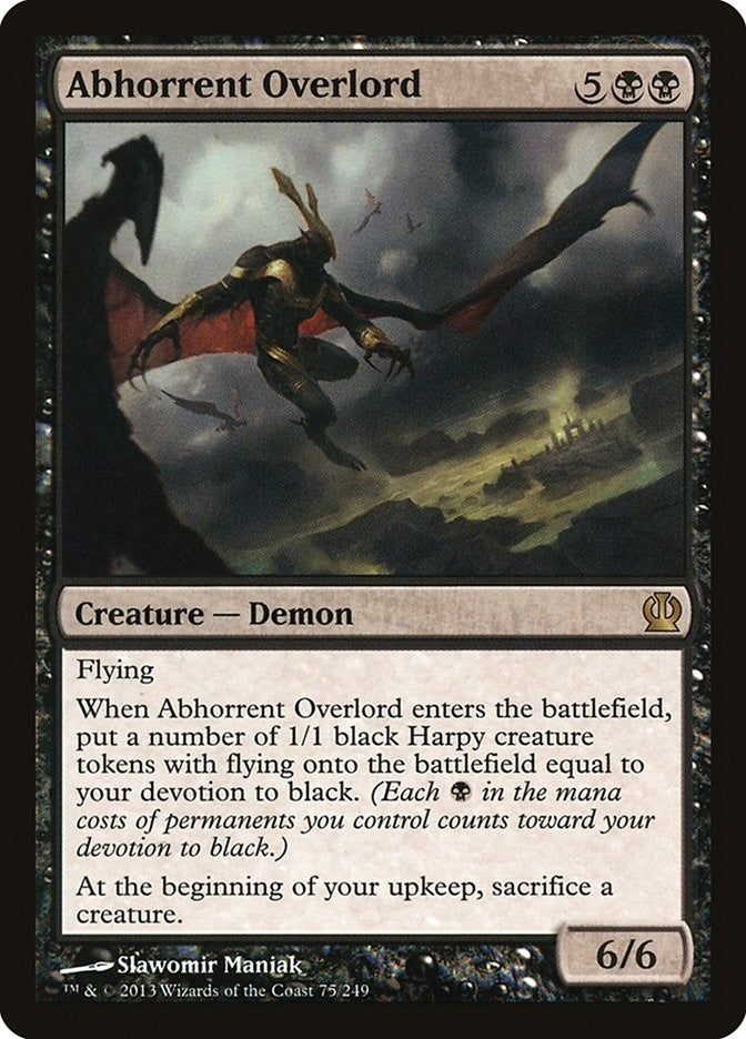 Image for Abhorrent Overlord (75) (Theros) - Magic: The Gathering