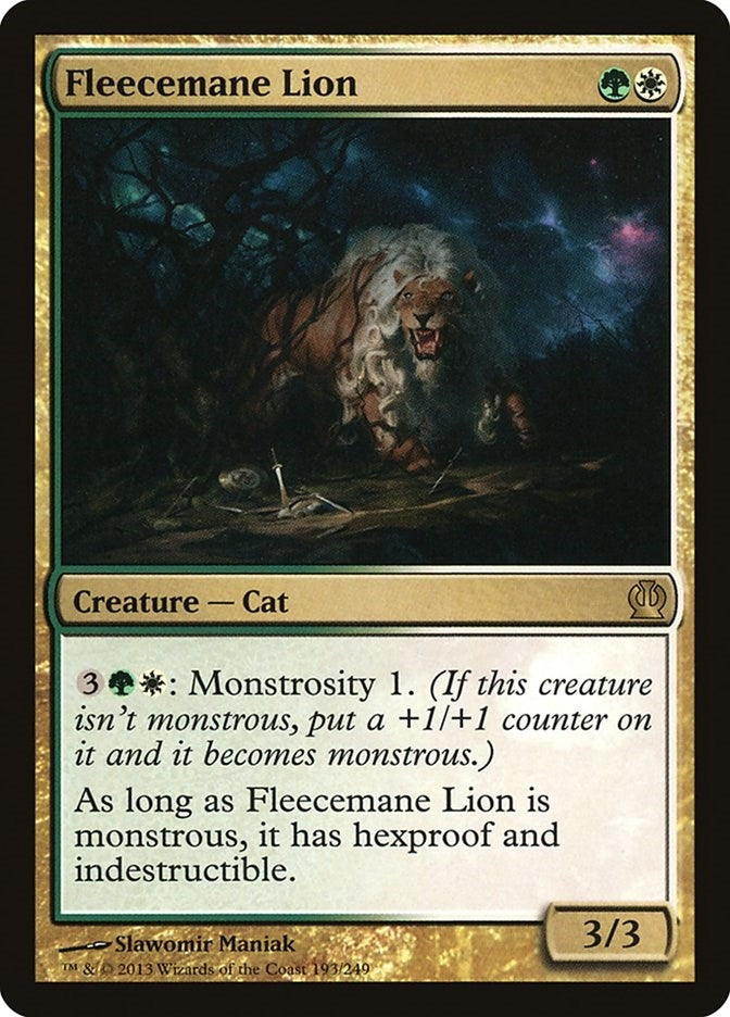 Image for Fleecemane Lion (193) (Theros) - Magic: The Gathering