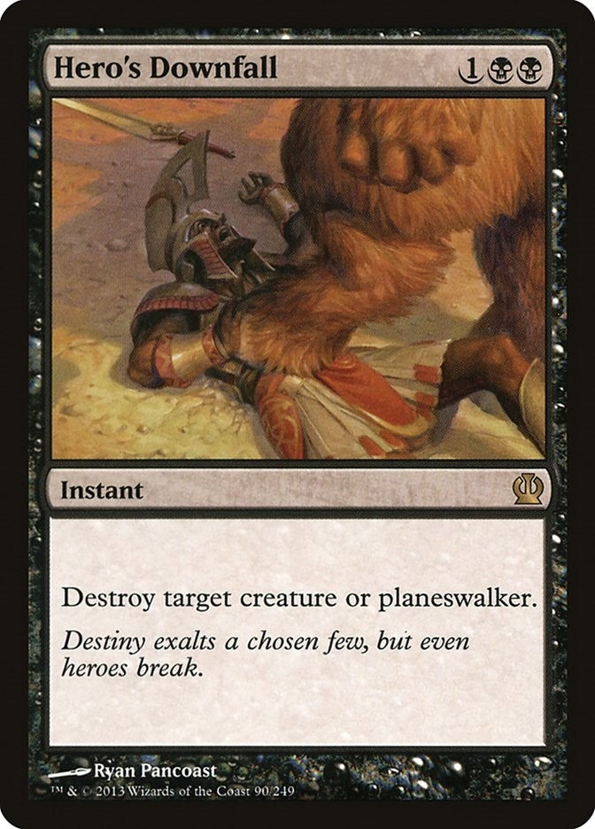 Image for Hero's Downfall (90) (Theros) - Magic: The Gathering