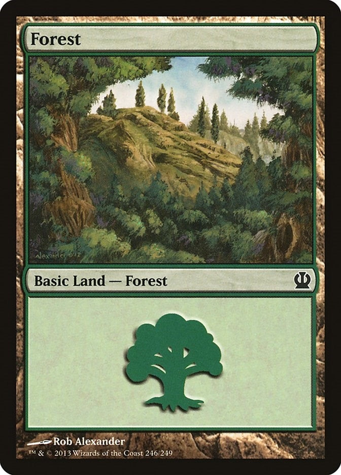 Image for Forest (246) (246) (Theros) - Magic: The Gathering
