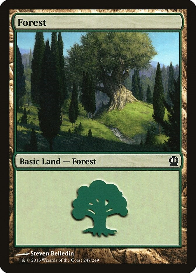 Image for Forest (247) (247) (Theros) - Magic: The Gathering