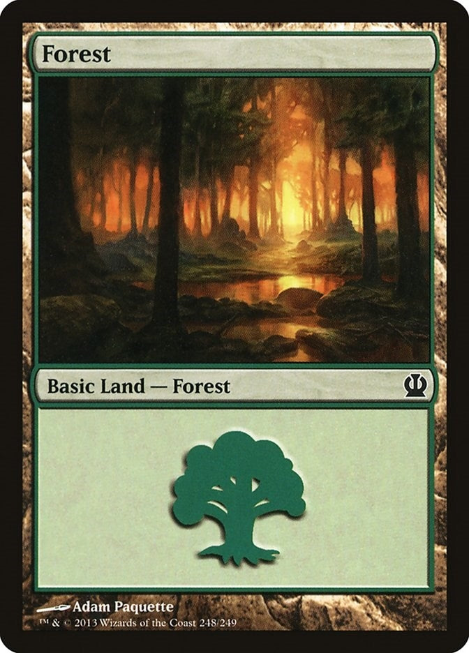 Image for Forest (248) (248) (Theros) - Magic: The Gathering