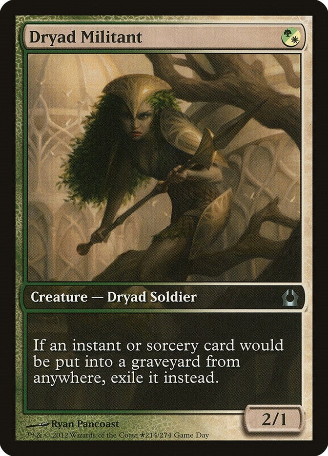 Image for Dryad Militant (214) (Game Day & Store Championship Promos) - Magic: The Gathering