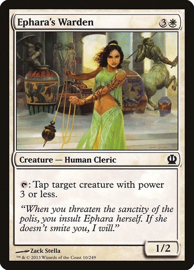 Image for Ephara's Warden (10) (Theros) - Magic: The Gathering