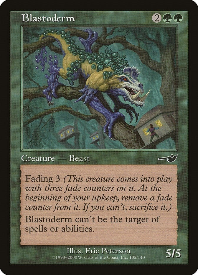 Image for Blastoderm (102) (Nemesis) - Magic: The Gathering