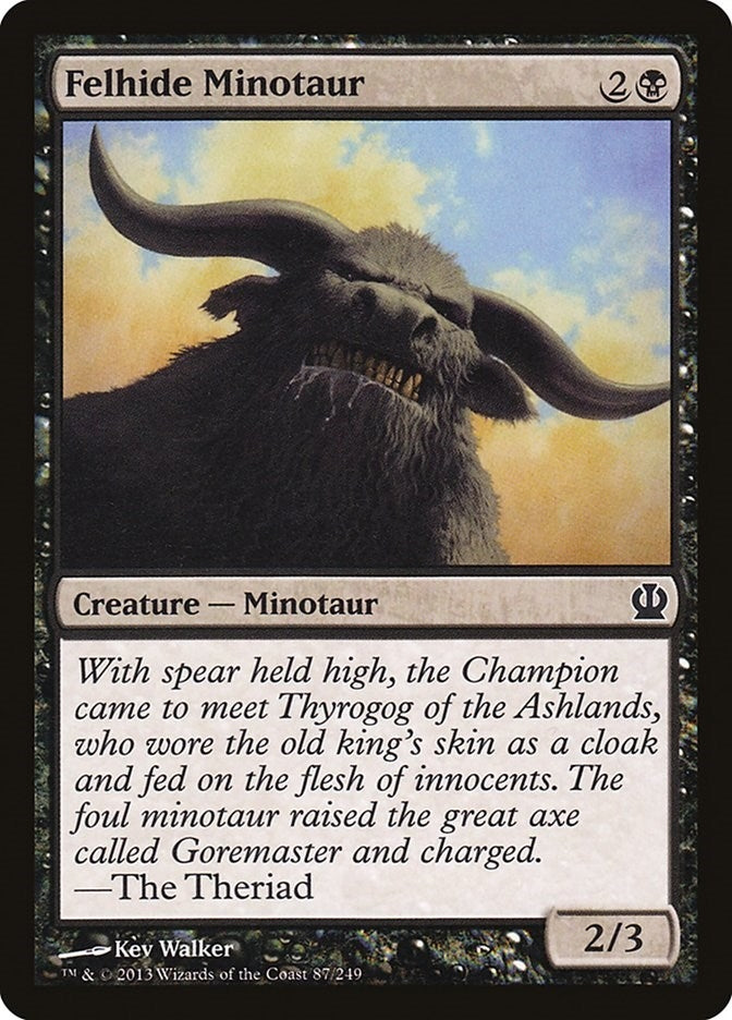 Image for Felhide Minotaur (87) (Theros) - Magic: The Gathering