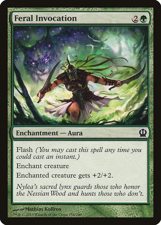Image for Feral Invocation (158) (Theros) - Magic: The Gathering