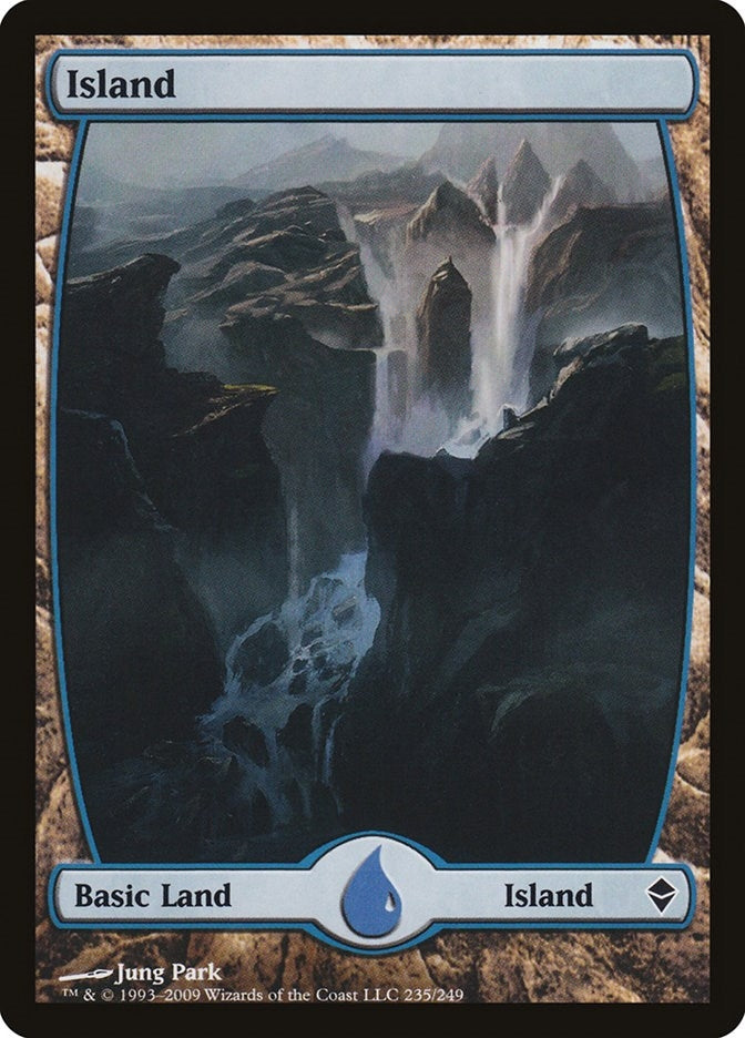 Image for Island (235) - Full Art (235) (Zendikar) - Magic: The Gathering