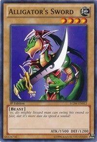 Image for Alligator's Sword (LCJW-EN012) (LC04) - YuGiOh
