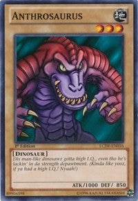 Image for Anthrosaurus (LCJW-EN016) (LC04) - YuGiOh