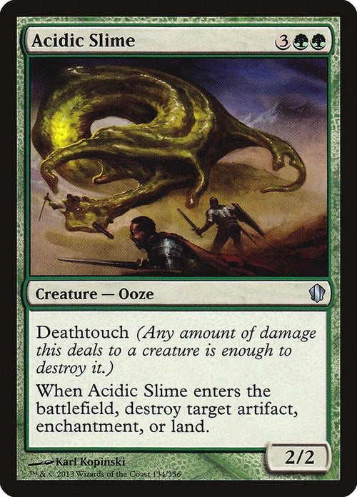 Image for Acidic Slime (134) (Commander 2013) - Magic: The Gathering