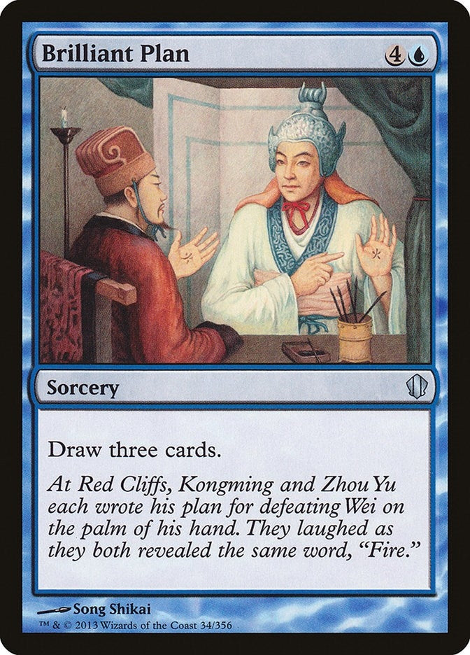 Image for Brilliant Plan (34) (Commander 2013) - Magic: The Gathering